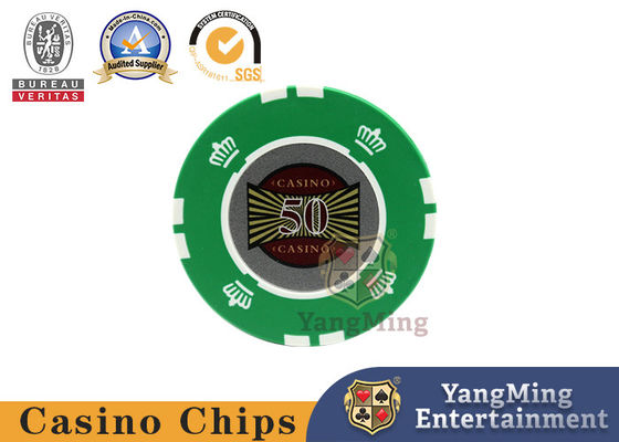 Beli UV Anti-pemalsuan RFID Casino Chips Disesuaikan Multi-warna dengan Digital Sticker untuk Game Gambling pembuatan online