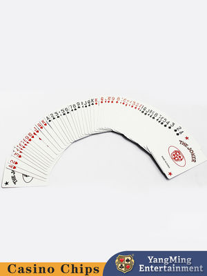 Beli Kartu bermain asli yang disesuaikan dengan kartu kasino profesional merah dan biru dua warna dalam stok pembuatan online