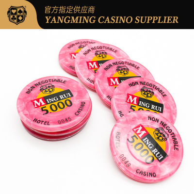 Beli Customized Shell Pattern Akrilik RFID Chip Chip Identifikasi Cerdas Poker Game Meja pembuatan online
