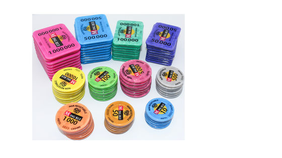 Beli Acrylic Customized Casino RFID Chip Baccarat Texas Hold'Em Permainan Meja Chips Poker pembuatan online