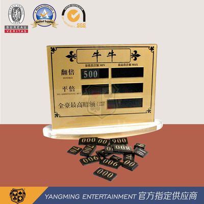 Beli 7 Warna Patung Akrilik Logo Kasino Naga Harimau Pemberitahuan Papan Poker Meja Digunakan Pada Lampu Meja Perjudian pembuatan online