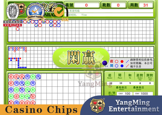 Beli Baccarat Dragon Tiger Tabel Poker Sistem Tampilan Elektronik Perangkat Lunak Perjudian Kartu Internasional pembuatan online