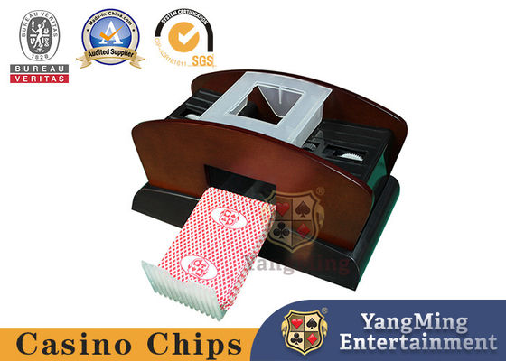 Beli Pengocok Otomatis Kartu Poker Kayu 1 - 2 Dek Dan Ganda Menggunakan Sepatu Dealer Kartu Remi pembuatan online