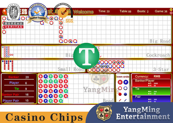 Beli Kasino Standar Meja LCD Batas Masuk Dengan Sistem Sic Bo Untuk Permainan Poker Roda Roulette pembuatan online