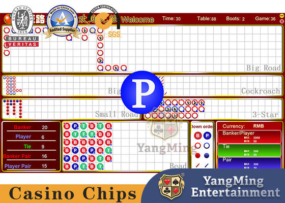 Beli Baccarat Dragon Tiger Game Table Sistem Perangkat Lunak Elektronik Versi Upgrade Secara manual Masukkan Hasil Dapat Mengubah Latar Belakang pembuatan online