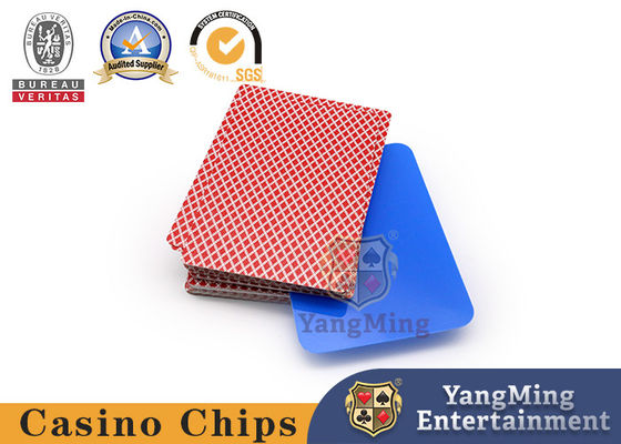 Beli 4 Warna Kasino Permainan Aksesoris 100% Kartu Meja Permainan Baccarat Gambling Plastik Disesuaikan pembuatan online