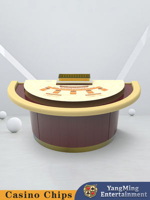 Beli Kualitas Tinggi Grosir Standar Meja Blackjack Setengah Bulat Kasino Klub Poker Meja Gaming pembuatan online