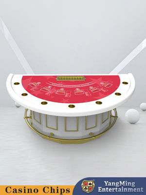 Beli Stok Pabrik Bar Penjaga Setengah Bulat Meja Blackjack Hiburan Klub Hiburan Meja Permainan Poker pembuatan online