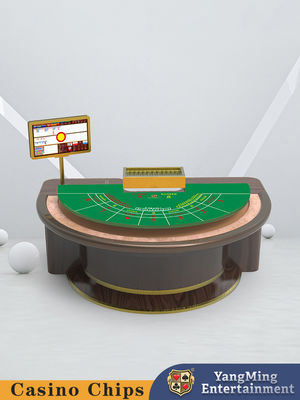 Beli Meja Baccarat Semi-Circular Treadle Meja Permainan Hiburan Klub Hiburan pembuatan online