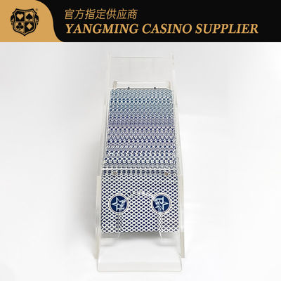 Beli Grosir 8 Pasangan Translucent Acrylic Dealer Shoes Baccarat Poker Table Game Dealer Shoes pembuatan online