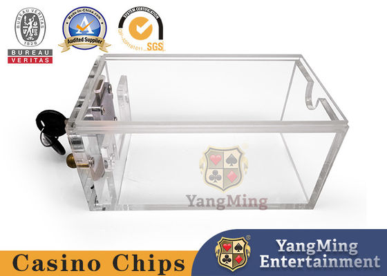 Beli Baru Dirancang Dan Disesuaikan 6 Deck Poker Card Gift Card Box Texas Baccarat Poker Table Transparan Akrilik Dengan Lock Hold pembuatan online
