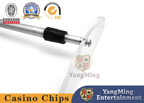 Beli Roulette Wheel Gambling Table Chips Kasino Permainan Aksesoris 2 - Bagian Teleskop Aluminium Poker Chip Rake pembuatan online