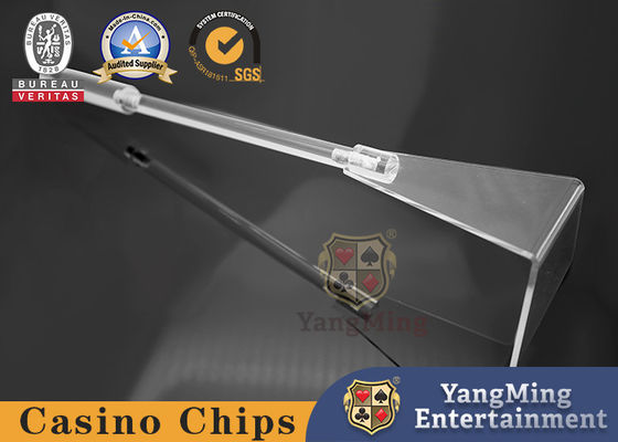 Beli Gaya Desain Kustom baru Transparan Bermain Kartu Tanah Liat Putaran Chip Menyapu Untuk Kasino Poker Meja Aksesoris pembuatan online