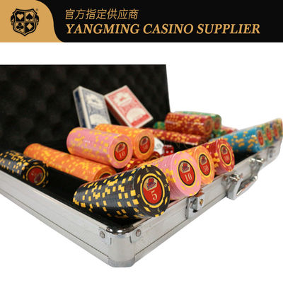 Beli Texas Hold'em Poker Club 600 Piece Clay Chips Set ABS Poker Chips pembuatan online