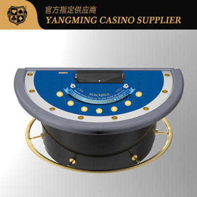 Beli Meja Blackjack Semi-Bulat yang Diupgrade untuk Meja Poker Blackjack Club Casino pembuatan online