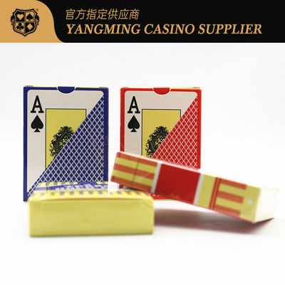 Beli Texas Hold'em Kualitas Tinggi Surat Besar Kartu Plastik Frosted Kotak Warna untuk Texas Hold'em Kasino Casual Game Tabletop Poker Card pembuatan online
