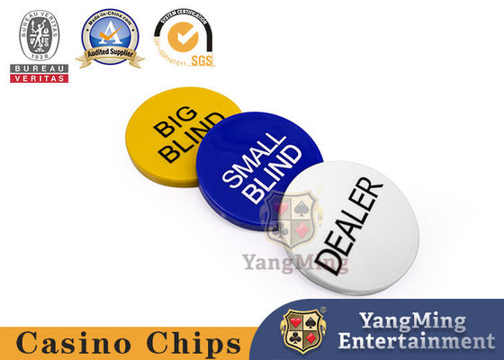 Beli Texas Club Big Small Blind Merek Disesuaikan Produsen Meja Kartu Poker Disesuaikan Lingkungan Melamin Besar Blind Kecil Tiga Bagian Set Dealer Button pembuatan online