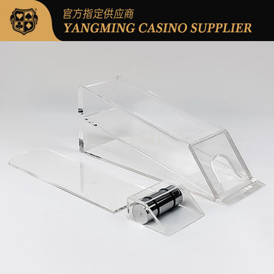 Beli Hot Sale 8 Deck Clear Acrylic High Dealer Shoes Poker Game Meja Meja Dealer Sepatu pembuatan online