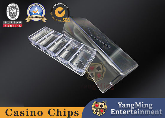 Beli Texas Hold'em Poker Meja Perjudian Hitam Warna Plastik Casino Chips Tray Casino Supply 8 Baris pembuatan online
