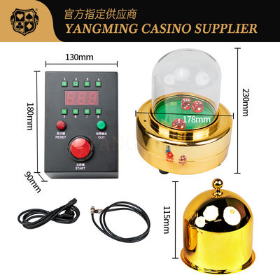 Beli Macau Casino Automation Game Kasino Aksesoris Emas Listrik Stainless SI BO Perjudian Tabe Games Dice Cup Shaker pembuatan online
