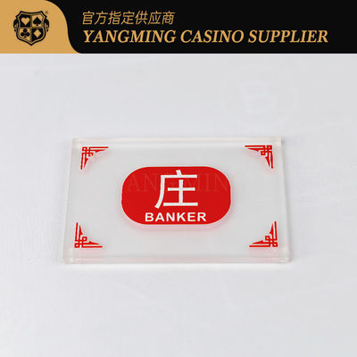 Beli Baccarat Frosted Banker Player Dealer Button Poker Game pembuatan online