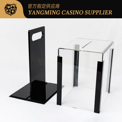 Beli Upgraded Transparan Akrilik 1000 Chip Poker Chip Case untuk Baccarat Casino Gaming Chip Organizer pembuatan online
