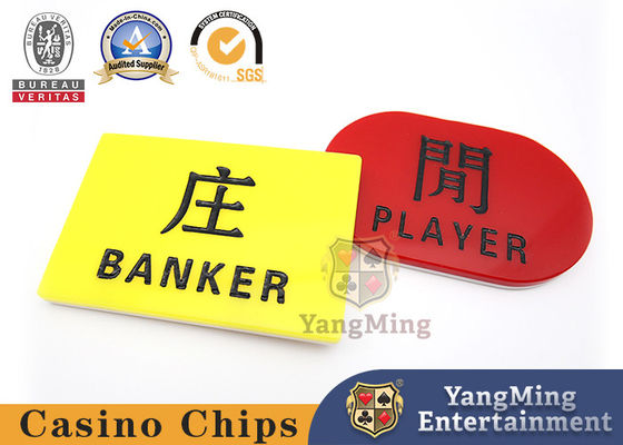 Beli Meja Judi Poker BANKER PEMAIN Tombol Baccarat Meja Kasino Penanda Tumpul pembuatan online