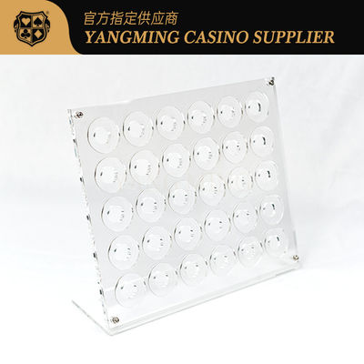 Beli Kotak Chip Poker Akrilik Transparan Kasino Meja Judi Pembawa Chip Plastik Roulette Kasino Pemegang Kustom pembuatan online