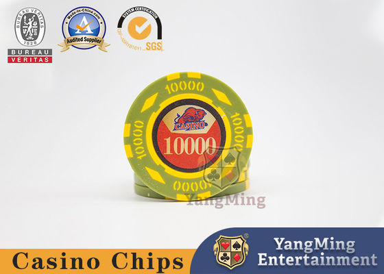 Beli Clay Poker Chip 12g Casino Table Texas Table Club Game Gambling Chip Set UV Anti Pemalsuan pembuatan online