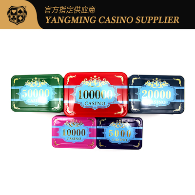 Beli Professional Baccarat 760 Chips Set Baccarat Dua Lapisan Akrilik Poker Set Game Chips Koin pembuatan online