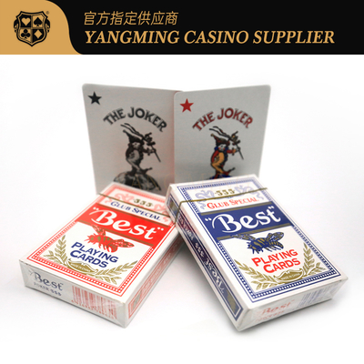 Beli 555 Domestik Blue Core Poker Card Factory Stock Biru Merah Warna Cetak Klub Perjudian Dedikasi Bermain Kartu pembuatan online