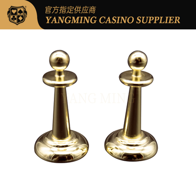 Beli Gold Electroplated Metal Betting Tokens for Casino Roulette Table Games pembuatan online