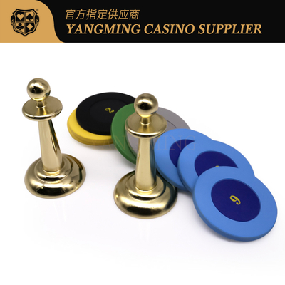 Beli Casino Roulette Table Game Betting Markers Electroplated Gold Metal Iron pembuatan online