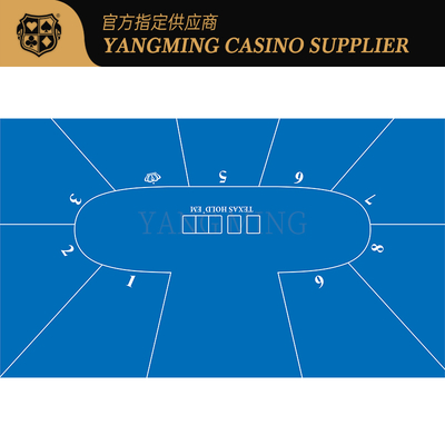 Beli Texas Hold'em 9 Player Waterproof Game Tablecloth Design Customized pembuatan online