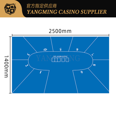 Beli 9-Player Poker Felt Table Cloth – Custom Texas Hold'em Surface pembuatan online