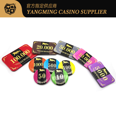 Beli International RFID Poker Chips Set 760 Piece Desain Akrilik Dengan Kasus Untuk Kasino Poker Game pembuatan online