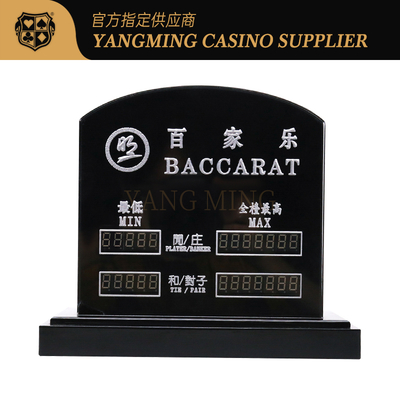 Beli Lampu LED Akrilik Tinggi-Through Lampu Digital Elektronik Batas Taruhan Tanda Merah Hiburan Meja Poker Baccarat pembuatan online