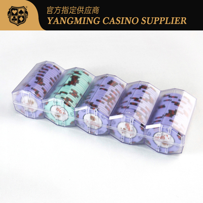 Beli Sepenuhnya Matte Disesuaikan 100 Potongan 45mm Round Casino Chip Tray pembuatan online