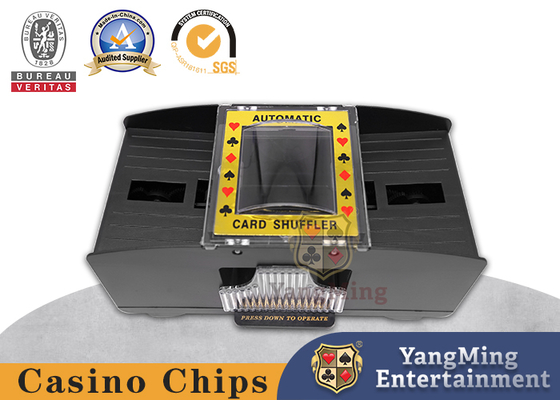 Beli Kasino Meja Texas Hold'Em Game Baru Baterai sekali pakai Plastik Poker Shuffler pembuatan online