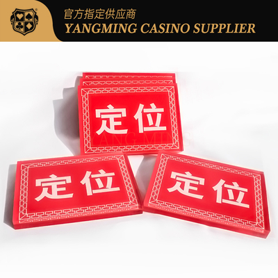 Beli Akrilik Square Red Bull Posisi Kartu Kasino Poker Table Game Posisi Kartu pembuatan online