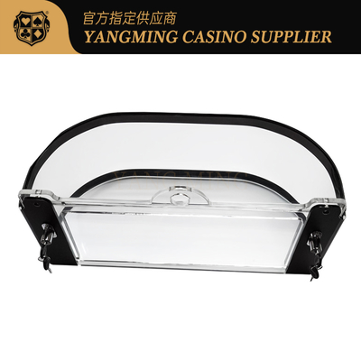 Beli Kasino Poker Roulette Meja Chip Box Akrilik Transparan Tepak Kunci Chip Carrier pembuatan online