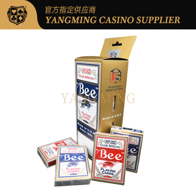 Beli Kasino 310g Bee Poker Kartu Amerika Diimpor Black Core Baccarat Kartu Untuk Game Kasino pembuatan online