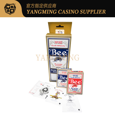 Beli Kartu Deluxe American Black Core 310g Casino Bee Poker untuk Permainan Baccarat Poker pembuatan online