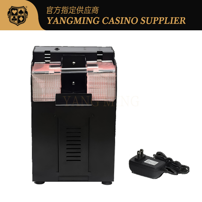 Beli Pengacak Texas Hold'Em 8-Dek Otomatis Penuh Terbuat Dari Besi Logam Hitam Untuk Permainan Kasino pembuatan online