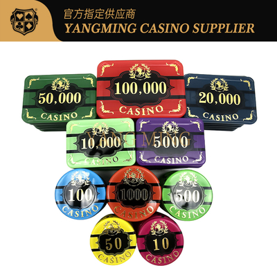 Beli 760 Piece Poker Chips Set Baccarat Texas Hold'Em Game Meja Dengan Kotak Penyimpanan Untuk Kasino pembuatan online