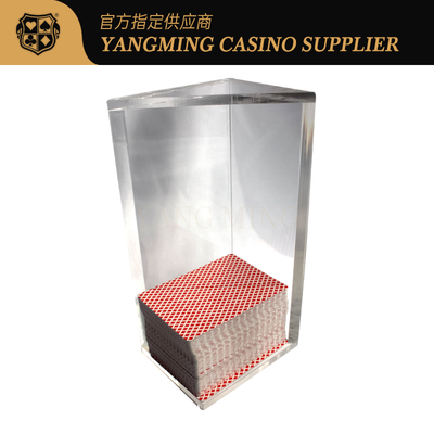 Beli 6 Decks Clear Poker Buang Pemegang Untuk Hiburan Memotong Halus pembuatan online