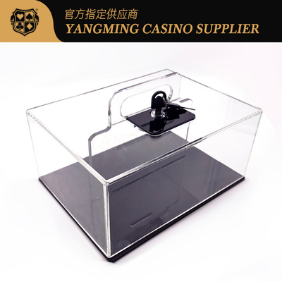 Beli Besi Logam + Kunci Akrilik Poker Chip Kasus Meja Baccarat Permainan Transparan Penuh pembuatan online