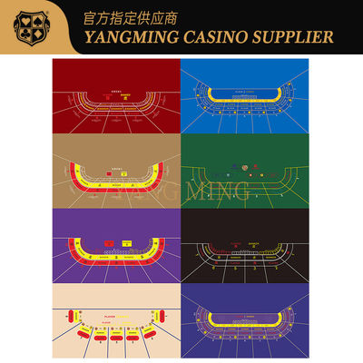 Beli Casino Baccarat Tablecloth 9 Player Poker Table Game Can Be Designed And Customized pembuatan online