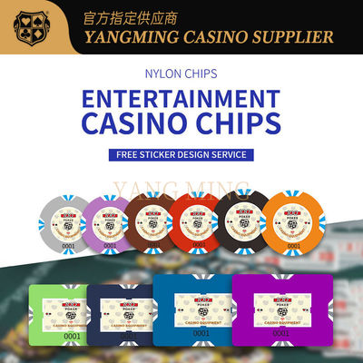 Beli Customizable Nylon Casino Chips – Durable Poker & Gaming Tokens For Casino Game pembuatan online