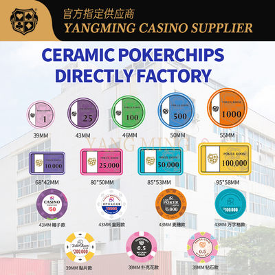 Beli Custom Ceramic Casino Chips – Professional Poker & Gaming Chips For Casino Game pembuatan online